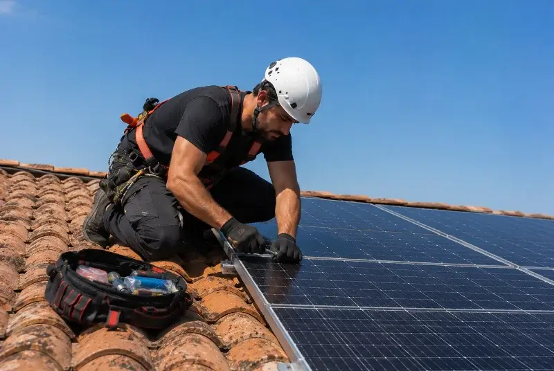 Maintenance et monitoring de panneaux solaires à Castelnau-de-Médoc